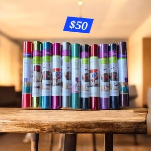 11 NEW Cricut Mixed Vinyl Roll Collection